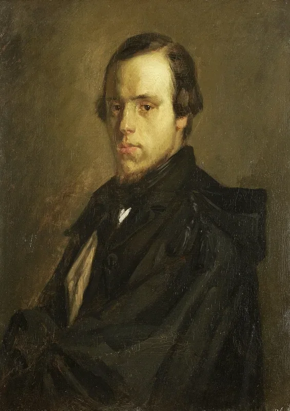 Jean-François Millet | Hr. le Courtois, kunstnerens svoger – 1841 | Indrammet kunsttryk | Realisme