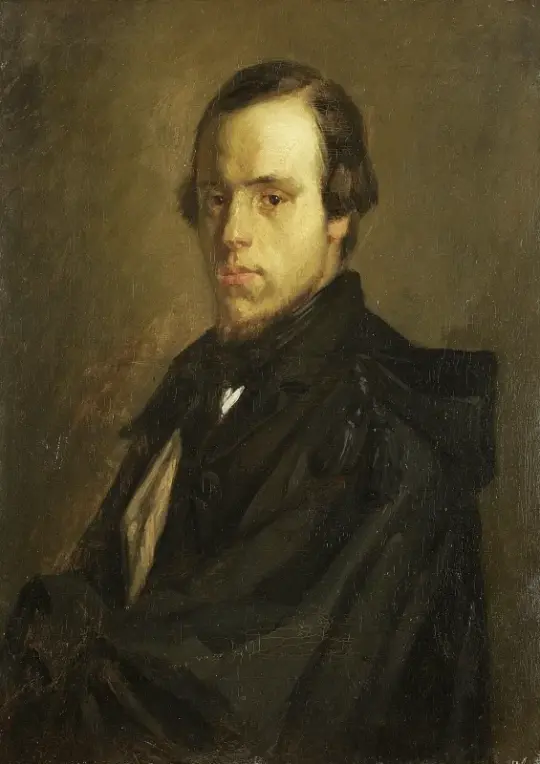 Jean-François Millet | Hr. le Courtois, kunstnerens svoger – 1841 | Indrammet kunsttryk | Realisme
