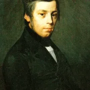 Jean-François Millet | Portræt af Pierre Ono - 1880 | Indrammet kunsttryk | Realisme