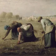 Jean-François Millet | Kornsamler - 1860 | Indrammet kunsttryk | Realisme