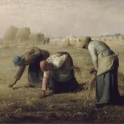 Jean-François Millet – Ährenleserinnen 1860 | Giclée Kunstdruck gerahmt