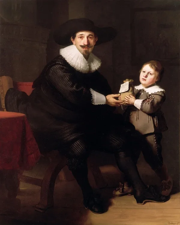 Jean Pellicorne mit seinem Sohn Caspar – 1632