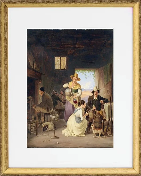 Jäger in einer Taverne – 1834