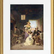 Jäger in einer Taverne – 1834