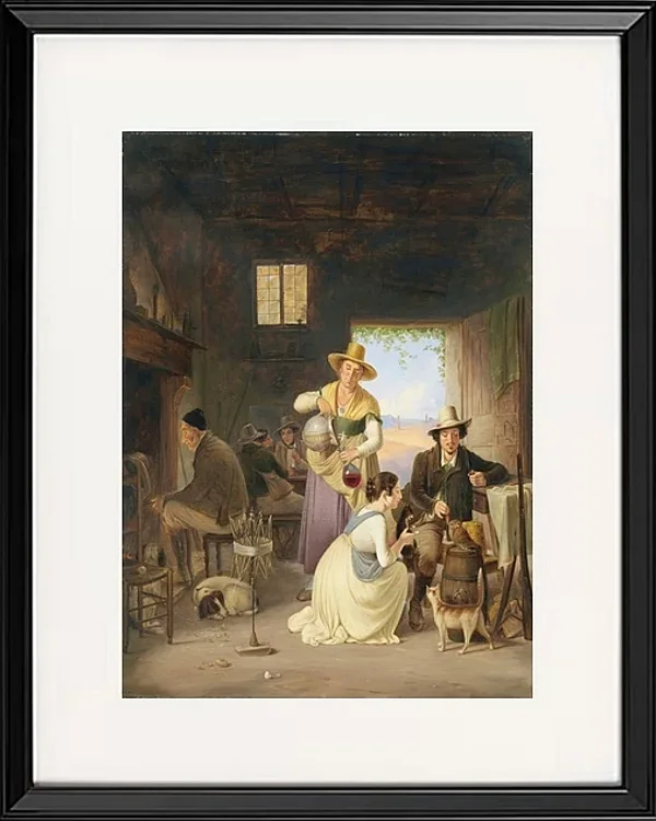 Jäger in einer Taverne – 1834