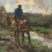 Jäger zu Pferd auf dem Reiterpfad - 1847