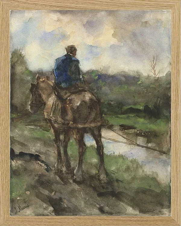 Jäger zu Pferd auf dem Reiterpfad - 1847