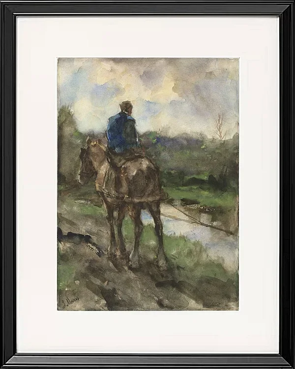 Jäger zu Pferd auf dem Reiterpfad - 1847