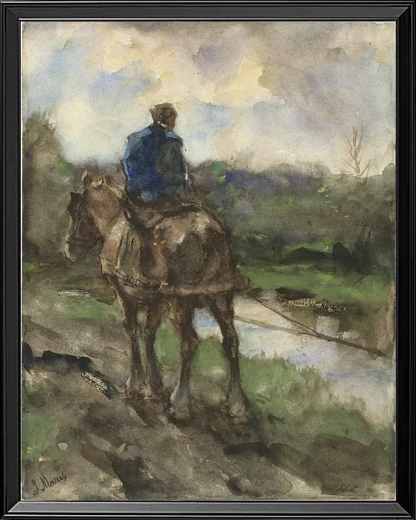 Jäger zu Pferd auf dem Reiterpfad - 1847