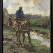 Jäger zu Pferd auf dem Reiterpfad - 1847