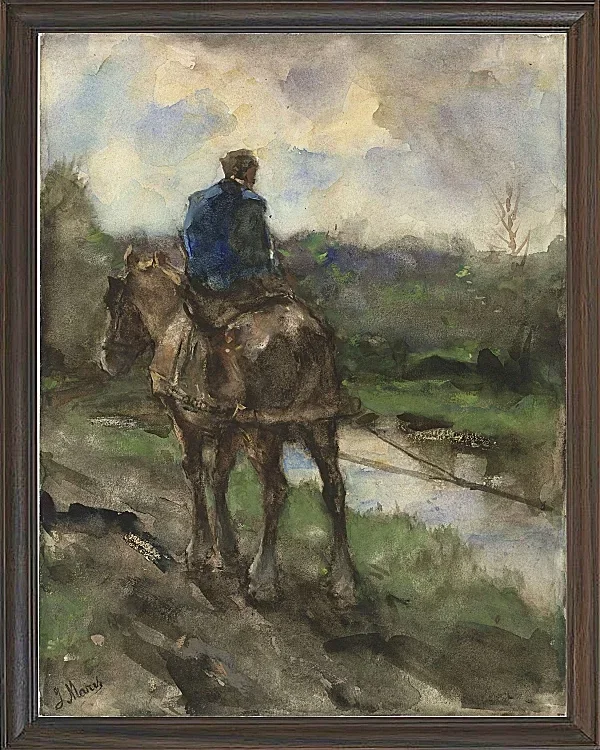 Jäger zu Pferd auf dem Reiterpfad - 1847