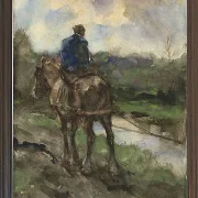 Jäger zu Pferd auf dem Reiterpfad - 1847