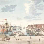 Johan Christian Dahl | Anleger in Bergen - 1812 | Gerahmter Kunstdruck | Romantik | formida