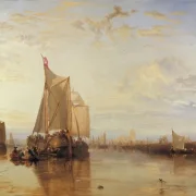 William Turner | Dort-pakkebåden fra Rotterdam - 1818 | Indrammet kunsttryk | Romantic | formida