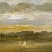 Johan Christian Dahl | Elben om aftenen - 1822 | Romantic | formida