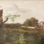 Johan Christian Dahl | Den store kro på Fredensborg - 1817 | Romantic | formida