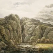 Johan Christian Dahl | Norsk bjerglandskab - 1819 | Romantic | formida
