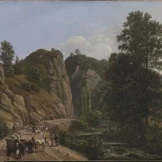 Johan Christian Dahl – Plauenscher Grund bei Dresden  1818 | Giclée Kunstdruck gerahmt