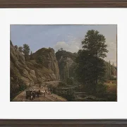 Johan Christian Dahl – Plauenscher Grund bei Dresden  1818 | Giclée Kunstdruck gerahmt