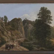Johan Christian Dahl – Plauenscher Grund bei Dresden  1818 | Giclée Kunstdruck gerahmt
