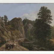 Johan Christian Dahl – Plauenscher Grund bei Dresden  1818 | Giclée Kunstdruck gerahmt