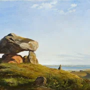 Johan Lundbye – Dolmen bei Raklev, Røsnæs 1839 | Giclée Kunstdruck gerahmt