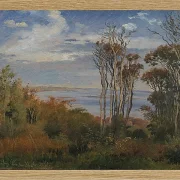 Johan Lundbye – Kolås Wald, Vejrhøj 1835 | Giclée Kunstdruck gerahmt