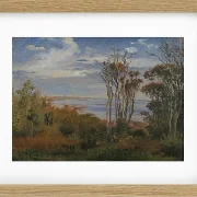 Johan Lundbye – Kolås Wald, Vejrhøj 1835 | Giclée Kunstdruck gerahmt