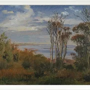 Johan Lundbye – Kolås Wald, Vejrhøj 1835 | Giclée Kunstdruck gerahmt