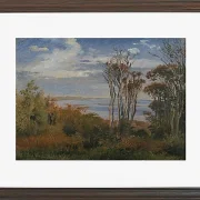 Johan Lundbye – Kolås Wald, Vejrhøj 1835 | Giclée Kunstdruck gerahmt