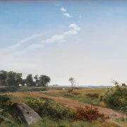 Johan Lundbye – Seeländische Landschaft 1845 | Giclée Kunstdruck gerahmt