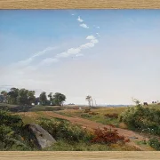 Johan Lundbye – Seeländische Landschaft 1845 | Giclée Kunstdruck gerahmt