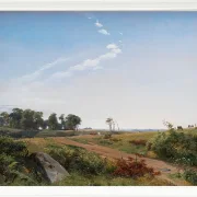 Johan Lundbye – Seeländische Landschaft 1845 | Giclée Kunstdruck gerahmt