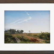 Johan Lundbye – Seeländische Landschaft 1845 | Giclée Kunstdruck gerahmt