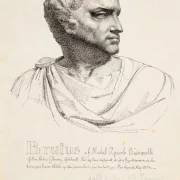 Johan T. Lundbye | Brutus' Hoved - 1846 | Indrammet kunsttryk | Danmarks Guldalder | formida