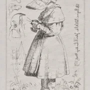 Johan T. Lundbye | Little Regine in Vallekilde - 1839 | Indrammet kunsttryk | Danmarks Guldalder | formida