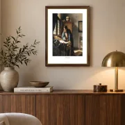Johannes Vermeer | Der Geograph – 1666 | Gallery Edition | Gerahmter Kunstdruck | Barock