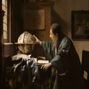 Johannes Vermeer | Der Astronom - 1668 | Giclée Kunstdruck gerahmt