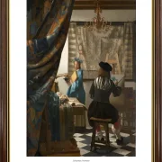 Johannes Vermeer | Malerkunsten - 1666 | Indrammet kunsttryk | Barok