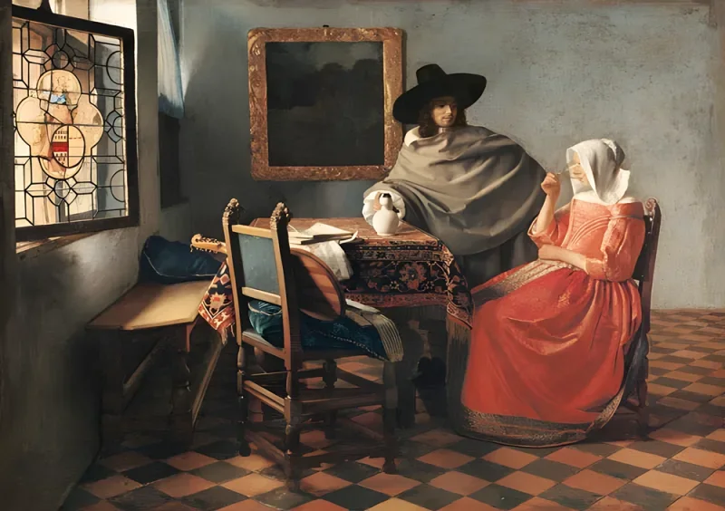 Johannes Vermeer | Diana og hendes nymfer - 1653 | Indrammet kunsttryk | Barok | formida
