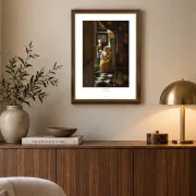 Johannes Vermeer | Der Liebesbrief - 1669 | Gallery Edition | Gerahmter Kunstdruck | Barock