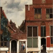 Johannes Vermeer | Kleine Straße - 1658 | Giclée Kunstdruck gerahmt