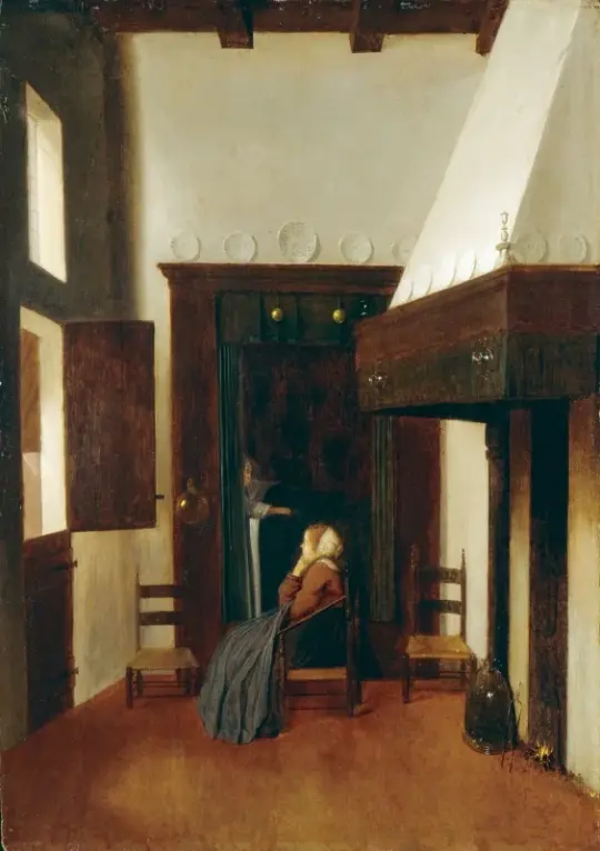 Johannes Vermeer | Den lille sygeplejerske - 1654 | Indrammet kunsttryk | Barok | formida