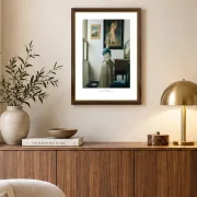 Johannes Vermeer | En ung kvinde på et Virginal - 1672 | Gallery Edition | Indrammet kunsttryk | Barok