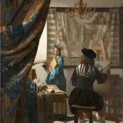 Johannes Vermeer | Die Kunst der Malerei – 1666 | Giclée Kunstdruck gerahmt