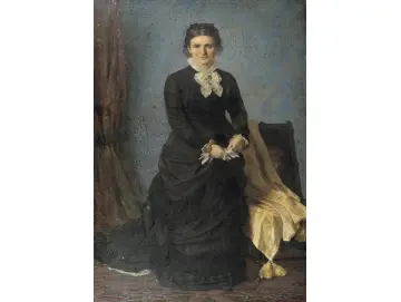 Jörgen Roed | Caroline Amalie Meldahl Ræder - 1881 | Gerahmter Kunstdruck | Goldenes Zeitalter Dänemark | formida