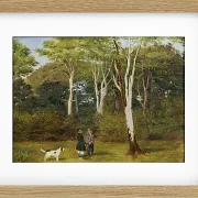 Jörgen Roed – Auswahl der Bäume zum Fällen 1837 | Giclée Kunstdruck gerahmt