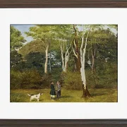 Jörgen Roed – Auswahl der Bäume zum Fällen 1837 | Giclée Kunstdruck gerahmt