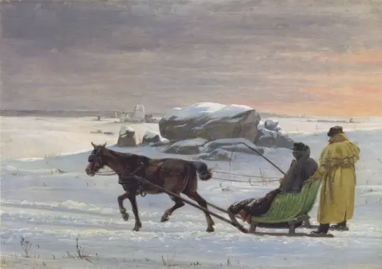 Jørgen Roed | Jørgen Roed og Constantin Hansen - 1830 | Indrammet kunsttryk | Danmarks Guldalder | formida