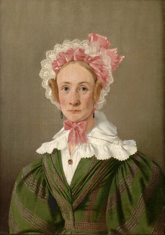 Jörgen Roed | Fräulein Ida Wilhelmine Trock – 1835 | Gerahmter Kunstdruck | Goldenes Zeitalter Dänemark | formida
